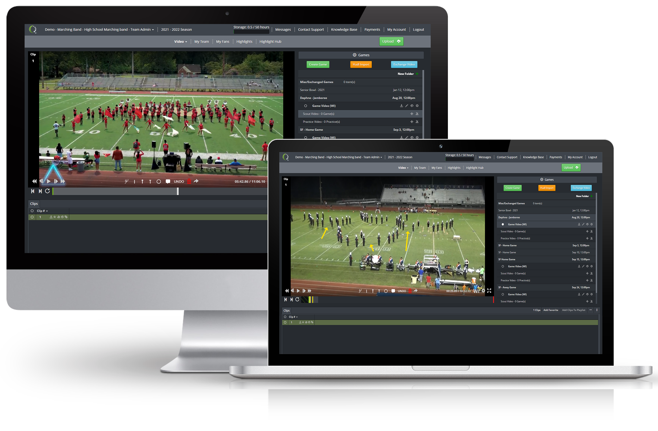 Marching Band Computer UI Marching Band QwikCut Platform