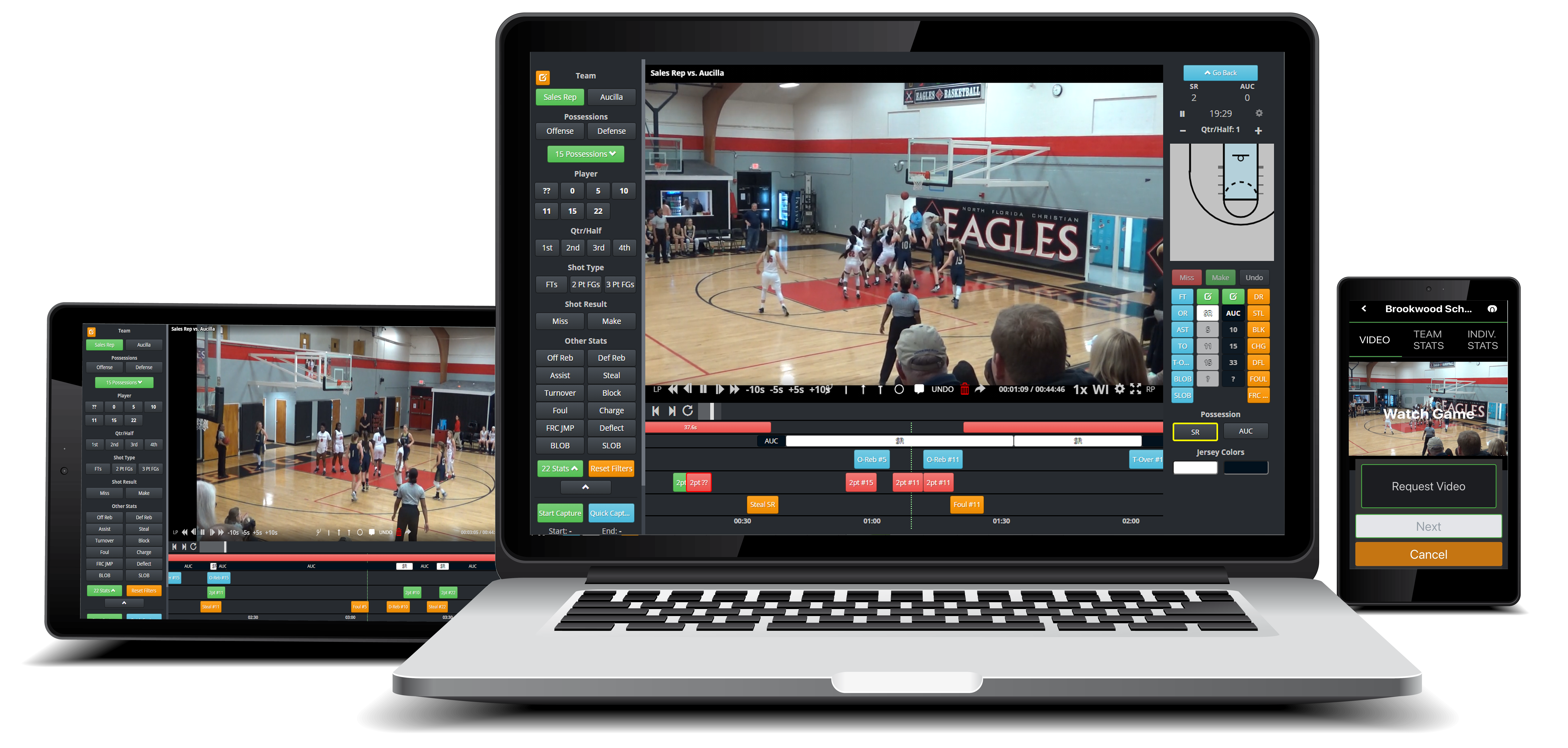 monitor ipad phone Basketball Basketball Platform on Mobile